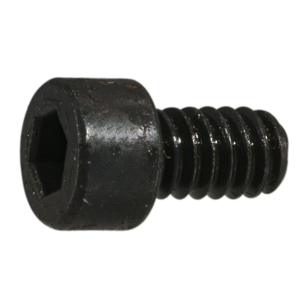 Midwest Fastener #0-80 Socket Head Cap Screw, Plain Steel, 3/16 in Length, 15 PK 77822